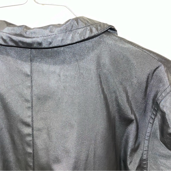 Big Chill Women's Black Jacket Windbreaker LINED Size L full zip - Picture 4 of 6